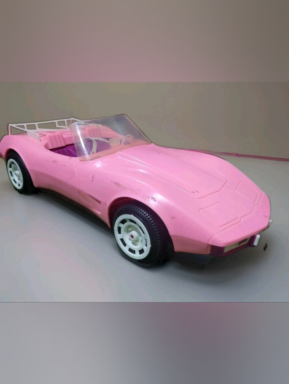 Vintage 1982 Barbie Dream 'Vette Pink Corvette Convertible - Original Instruc